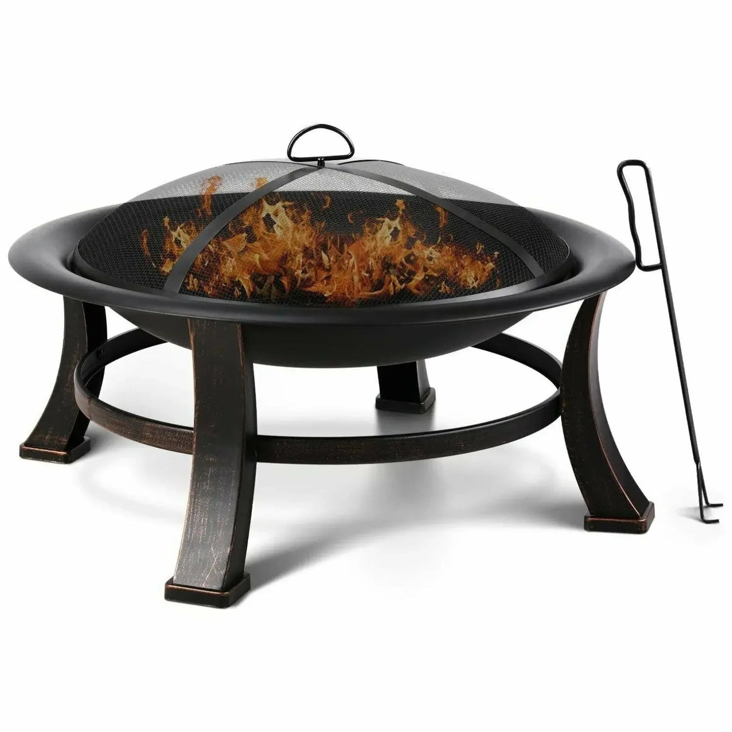 Round Outdoor Fire Pit