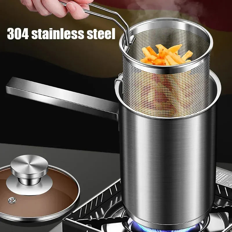 Stainless Steel Deep Fryer Pot