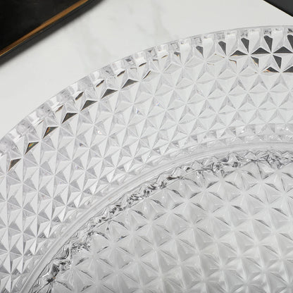 Transparent Thick Glass Basin Set