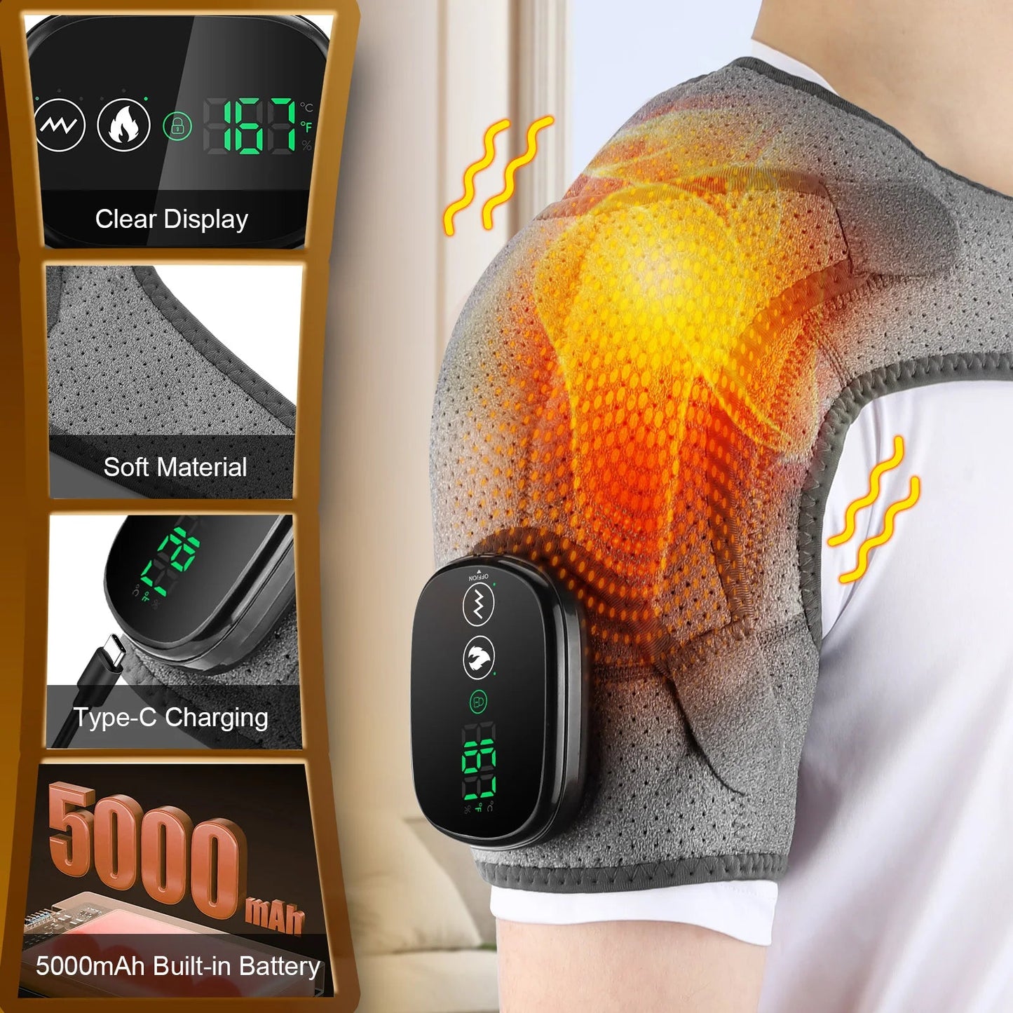 Heating Shoulder Brace Wrap
