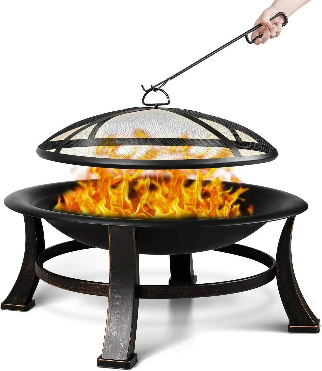 Round Outdoor Fire Pit
